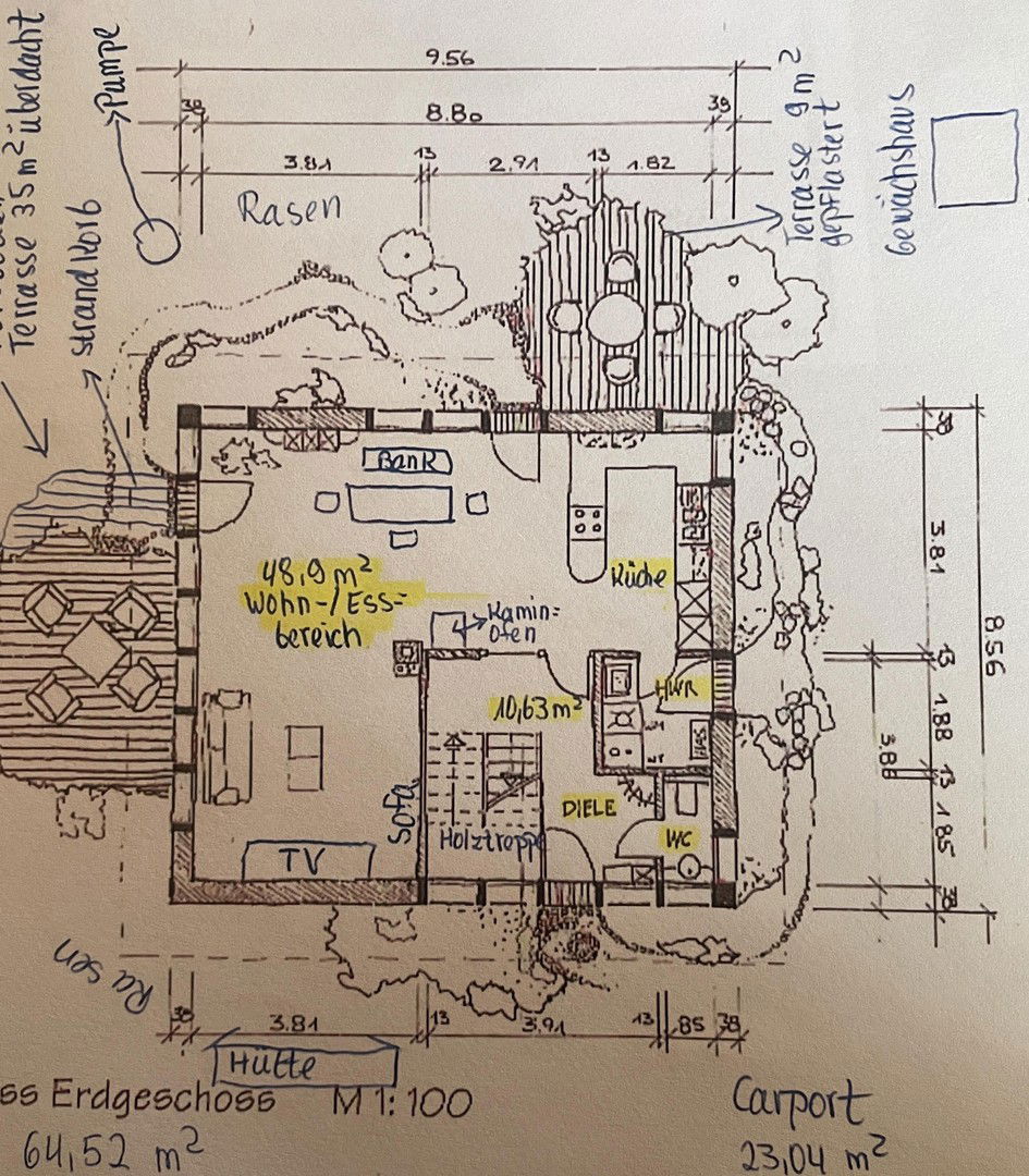 Einfamilienhaus zum Kauf provisionsfrei 419.000 € 3 Zimmer 105 m²<br/>Wohnfläche 1.101 m²<br/>Grundstück Garlstedt Garlstedt 27711