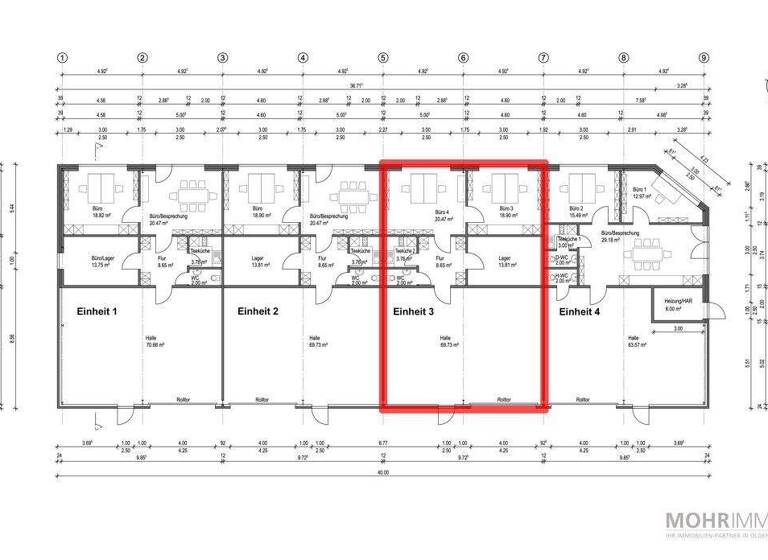 Lagerhalle zur Miete - Erstbezug 1.050 € 70 m² Lagerfläche August-Wilhelm-Kühnholz-Straße 52 Tweelbäke Oldenburg 26135