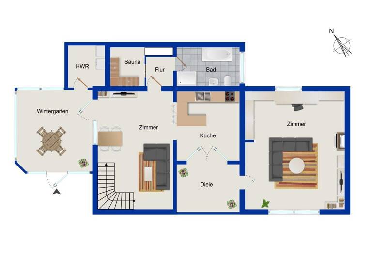 Einfamilienhaus zum Kauf 359.000 € 4 Zimmer 95 m² 802 m² Grundstück Gahlkow Loissin - Gahlkow 17509