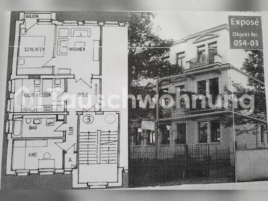 Wohnung zur Miete Tauschwohnung 470 € 3 Zimmer 75 m² 1. Geschoss Blasewitz Dresden 01277