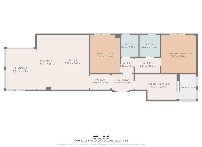 Wohnung zum Kauf provisionsfrei 1.195.000 € 3 Zimmer 118 m² 3. Geschoss El Toro 07180