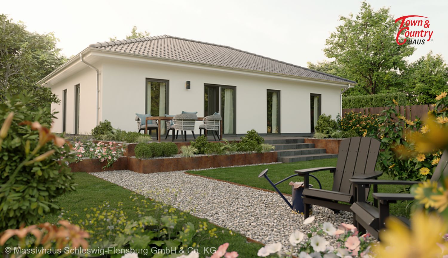 Bungalow zum Kauf provisionsfrei 314.880 € 4 Zimmer 108,4 m²<br/>Wohnfläche 798 m²<br/>Grundstück Taarstedt 24893