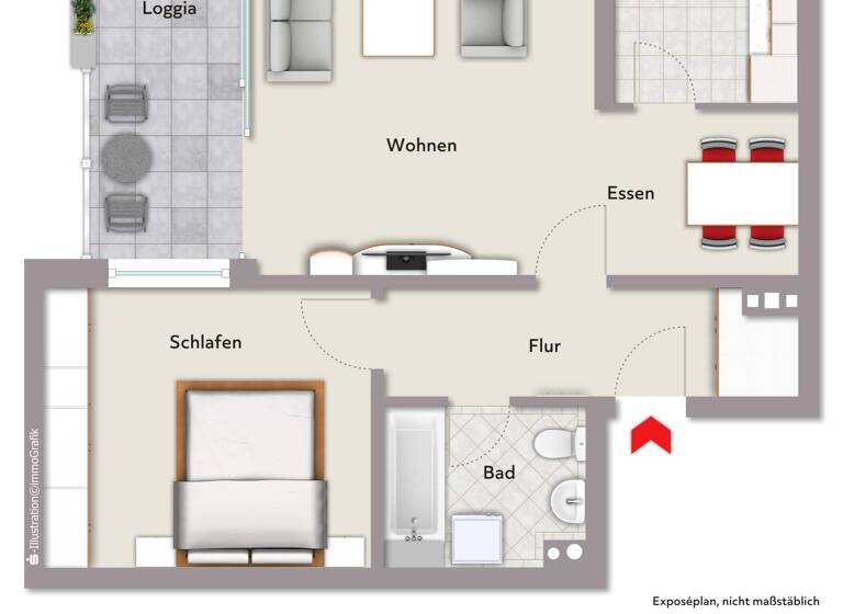 Wohnung zum Kauf 135.000 € 2 Zimmer 55 m² Donnerschwee Oldenburg 26123