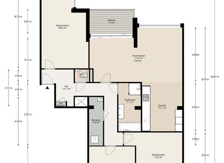 Haus zum Kauf 1.000.000 € 4 Zimmer 137 m² bundlaan 256 amsterdam 1031 KA