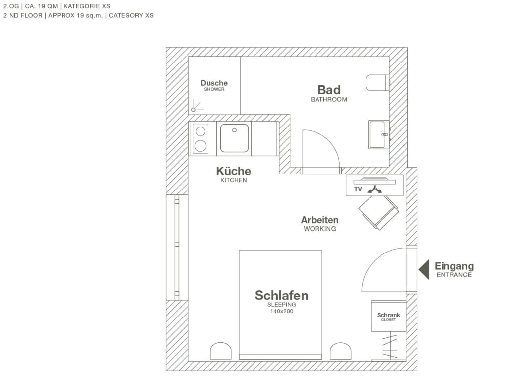 Wohnung zur Miete Wohnen auf Zeit 1.230 € 1 Zimmer 19 m²<br/>Wohnfläche 16.12.2024<br/>Verfügbarkeit Amtsstr. Vorsfelde Wolfsburg 38448