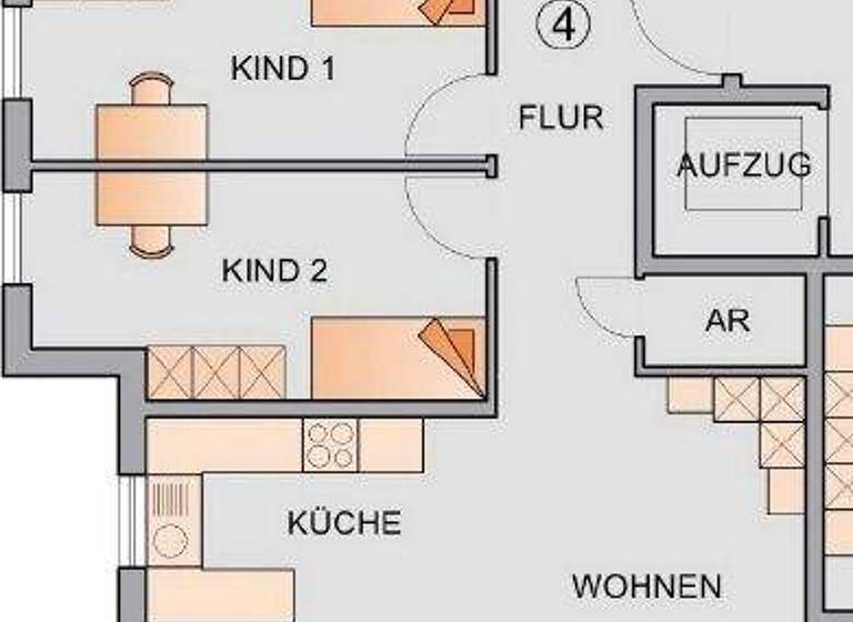 Wohnung zur Miete 1.520 € 4,5 Zimmer 104 m² Stetten Leinfelden-Echterdingen 70771