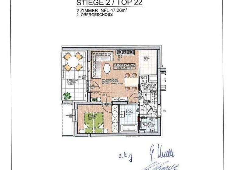 Wohnung zur Miete 773 € 2 Zimmer 47,3 m² 2. Geschoss frei ab 15.04.2026 Mautner-Markhof-Straße 6 Schwechat 2320