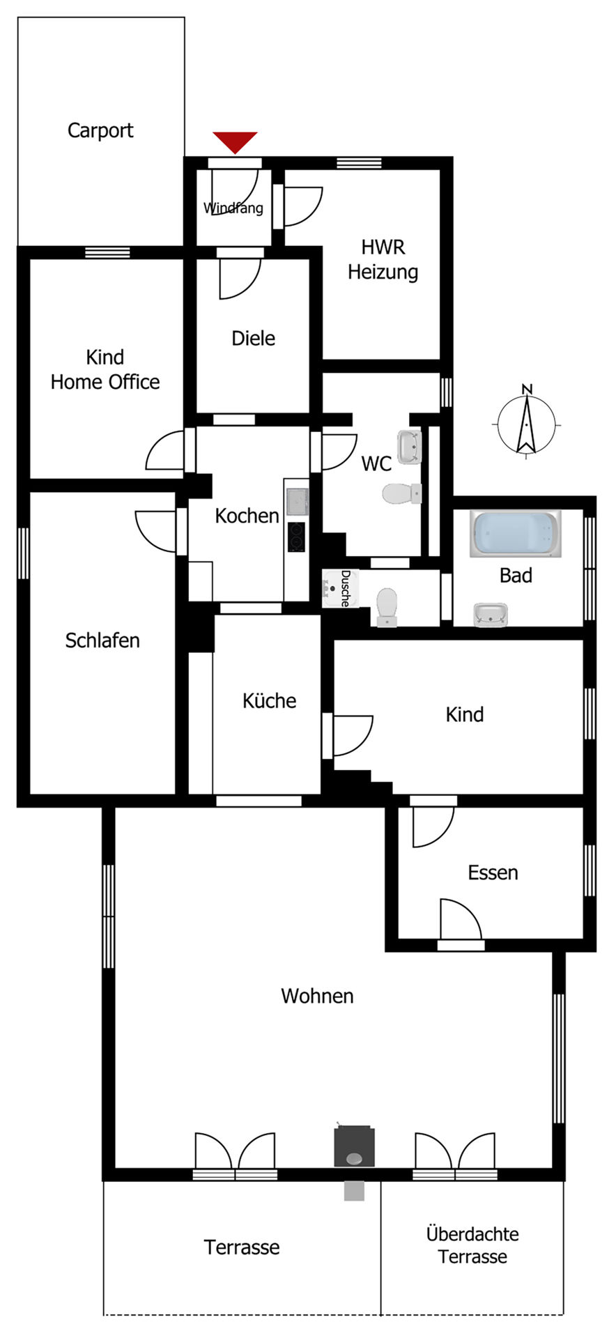 Bungalow zum Kauf 449.000 € 5 Zimmer 135 m²<br/>Wohnfläche 700 m²<br/>Grundstück Marienthal Hamburg 22043