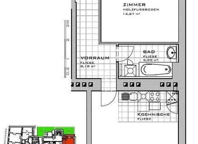 Wohnung zum Kauf 139.000 € 2 Zimmer 60 m² Wien 1180
