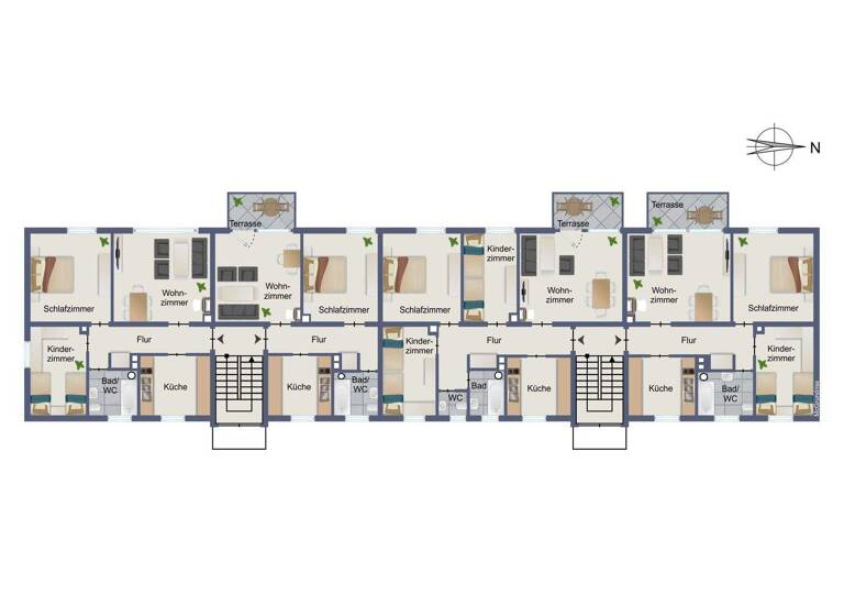 Mehrfamilienhaus zum Kauf 1.050.000 € 36 Zimmer 787 m² 1.448 m² Grundstück Straß Nersingen 89278