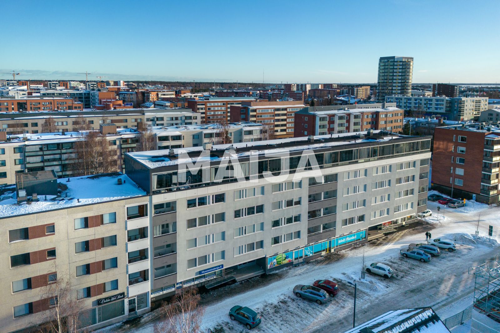 Studio zur Miete 495 € 1 Zimmer 27 m²<br/>Wohnfläche 5.<br/>Geschoss Kirkkokatu 63-65 Oulu 90120