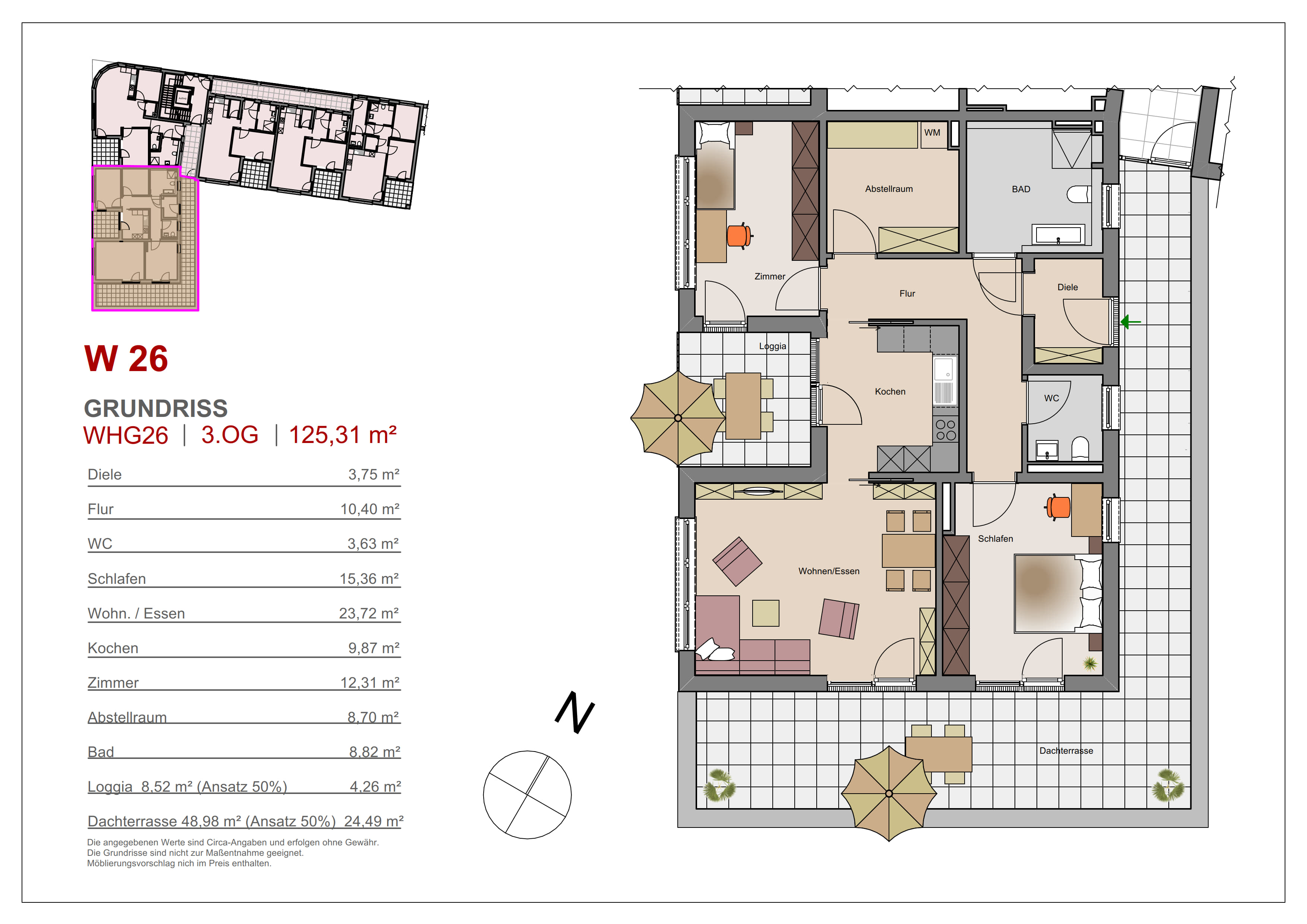 Wohnung zum Kauf provisionsfrei 576.000 € 3 Zimmer 126 m²<br/>Wohnfläche 3.<br/>Geschoss Pegnitz Pegnitz 91257