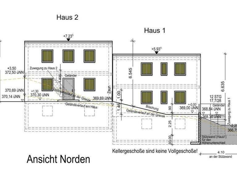 Doppelhaushälfte zum Kauf provisionsfrei 639.000 € 5 Zimmer 167,5 m² 639 m² Grundstück Gibitzenhofstr 6 Burgthann 90551