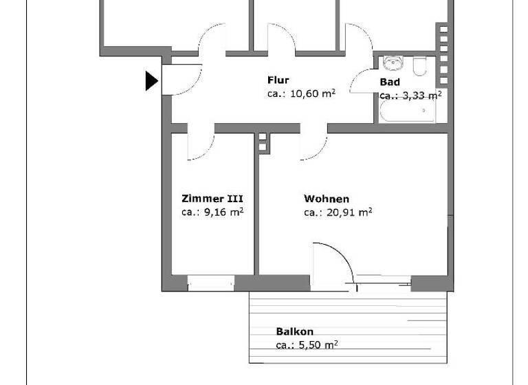 Wohnung zum Kauf 330.000 € 4 Zimmer 81,8 m² Langenhorn Hamburg 22415
