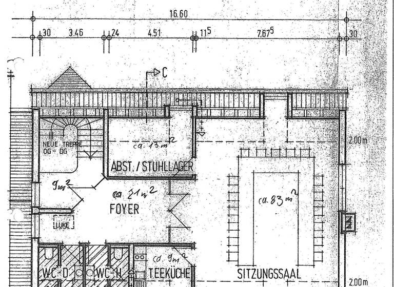 Bürogebäude zur Miete 900 € 160 m² Bürofläche teilbar ab 150 m² Bahnhofstraße 5 Zapfendorf 96199