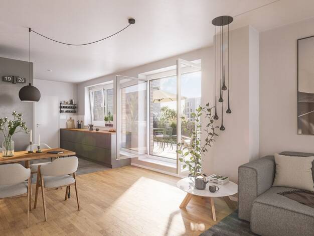 Wohnung zur Miete - Erstbezug 2.730 € 5 Zimmer 121,4 m² 3. Geschoss Groß Borstel Nord 22453