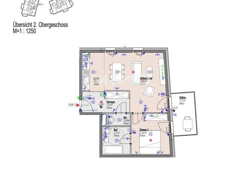 Wohnung zum Kauf - Erstbezug provisionsfrei 255.000 € 2 Zimmer 55,2 m² Wiener Neustadt 2700