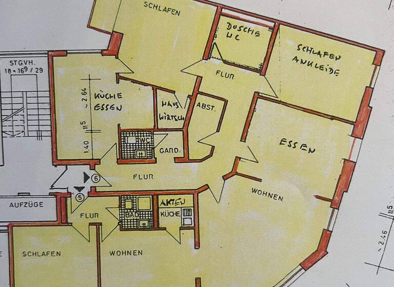 Wohnung zum Kauf 1.150.000 € 6 Zimmer 195 m² 4. Geschoss Innenstadt Baden-Baden 76530