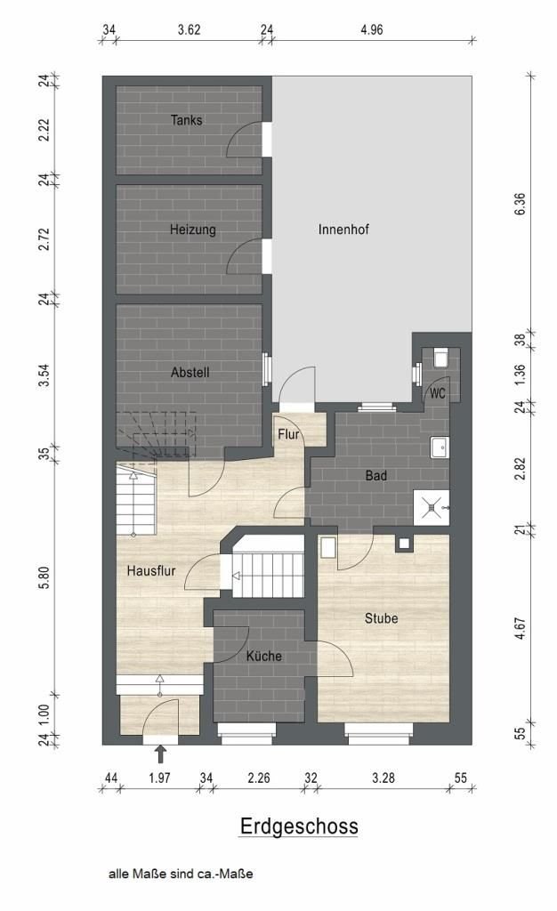 Haus zum Kauf 72.500 € 11 Zimmer 207,4 m²<br/>Wohnfläche 150 m²<br/>Grundstück ab sofort<br/>Verfügbarkeit Ronneburg Ronneburg 07580