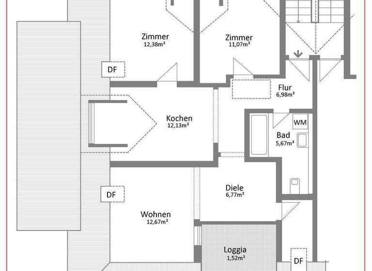 Wohnung zum Kauf 149.000 € 3 Zimmer 74 m² 3. Geschoss Geschwend Todtnau 79674