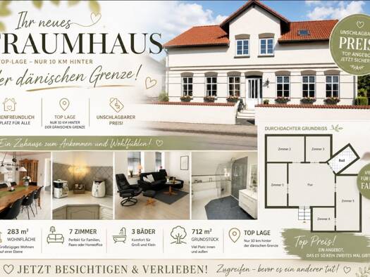 Mehrfamilienhaus zum Kauf 129.000 € 7 Zimmer 283 m² 712 m² Grundstück Aabenraa Municipality 6372