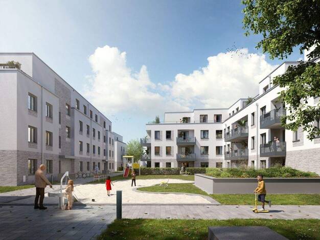 Wohnung zur Miete - Erstbezug 1.068 € 3 Zimmer 75,2 m² 2. Geschoss frei ab 01.02.2026 An der alten Gärtnerei 12 Menden Sankt Augustin 53757