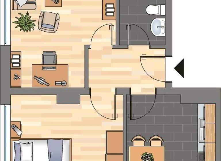Wohnung zur Miete 509 € 2 Zimmer 52,3 m² EG frei ab 06.03.2026 Buschfeldstraße 16 Gaarden-Ost Kiel 24143