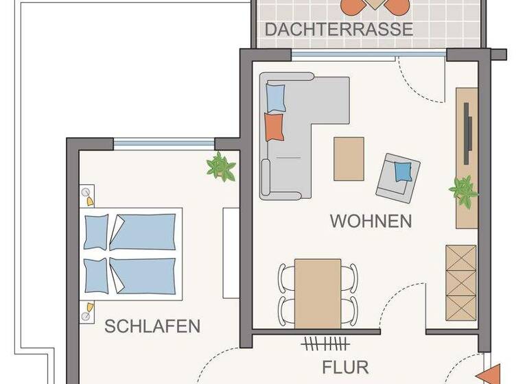 Penthouse zum Kauf 249.000 € 2 Zimmer 63,5 m² 2. Geschoss Talstr.xx Kalbach Frankfurt am Main 60437