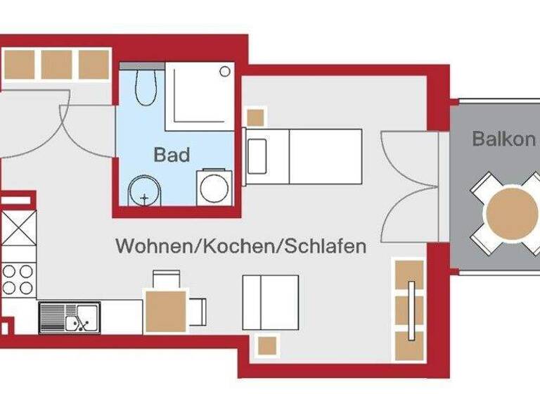 Studio zum Kauf 198.000 € 1 Zimmer 36 m² Grüner Baum Bayreuth 95448