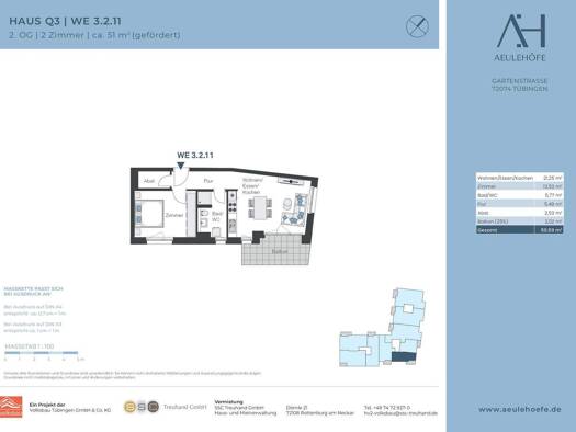 Wohnung zur Miete 1.477 € 4 Zimmer 84,4 m² Geschoss 3/4 frei ab sofort Gartenstraße 219 Innenstadt Tübingen 72074