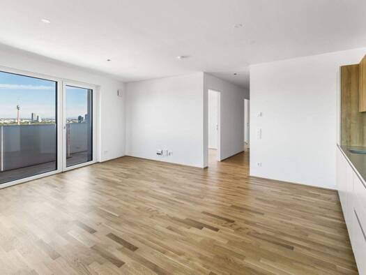 Wohnung zur Miete - Erstbezug 1.938 € 3 Zimmer 69,1 m² 16. Geschoss Dresdner Straße Wien 1200