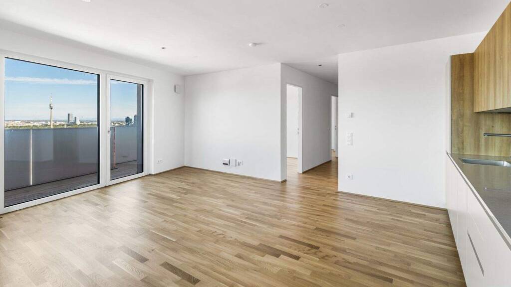 Wohnung zur Miete - Erstbezug 1.938 € 3 Zimmer 69,1 m² 16. Geschoss Dresdner Straße Wien 1200