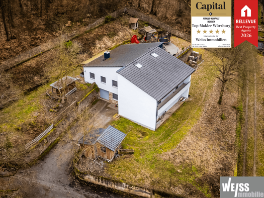 Einfamilienhaus zum Kauf 635.000 € 8 Zimmer 243 m² 1.853 m² Grundstück Wernfeld Gemünden am Main 97737