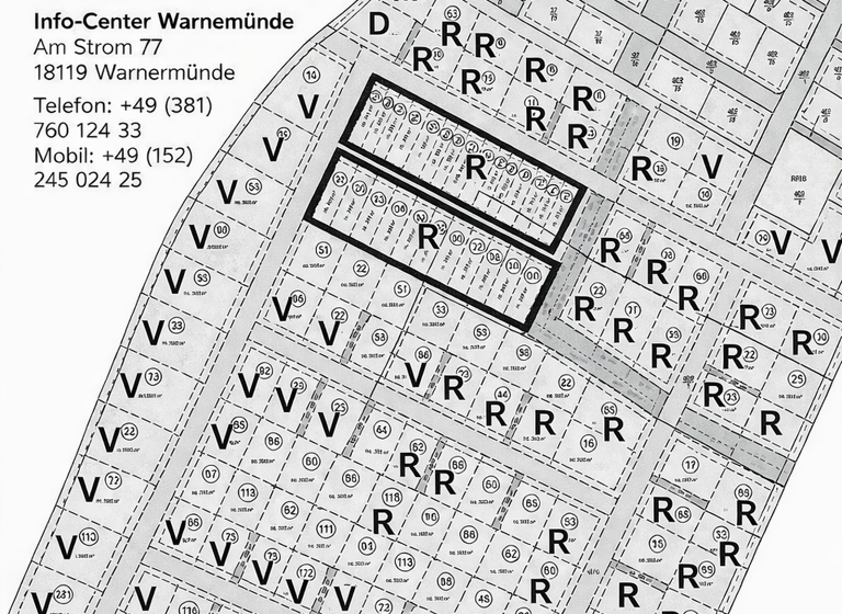 Grundstück zum Kauf provisionsfrei 83.680 € 523 m² Grundstück Amt Tessin 18195