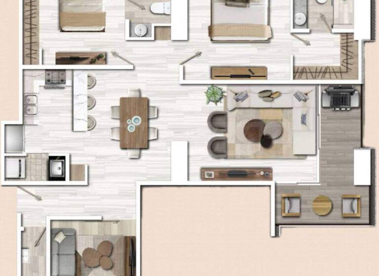 Studio zum Kauf 425.965 € 4 Zimmer 120 m² Santo Domingo