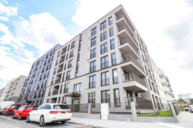Wohnung zur Miete - Erstbezug 1.150 € 2 Zimmer 50,9 m² 1. Geschoss frei ab 01.08.2025 Karoline-Veith-Straße 35 Bockenheim Frankfurt-Bockenheim 60486