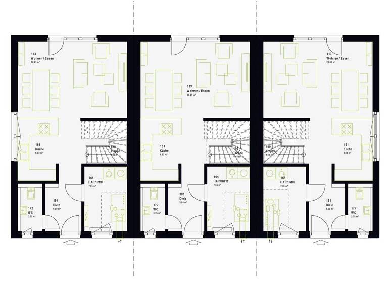 Reihenendhaus zum Kauf 459.055 € 4 Zimmer 107 m² 713 m² Grundstück frei ab 01.11.2026 Lehre 38165
