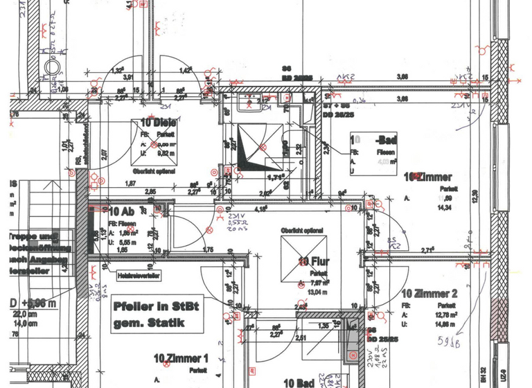 Penthouse zur Miete 1.465 € 4 Zimmer 124,6 m² 2. Geschoss frei ab 01.04.2026 Niendorfer Str. 39 Garstedt Norderstedt 22848