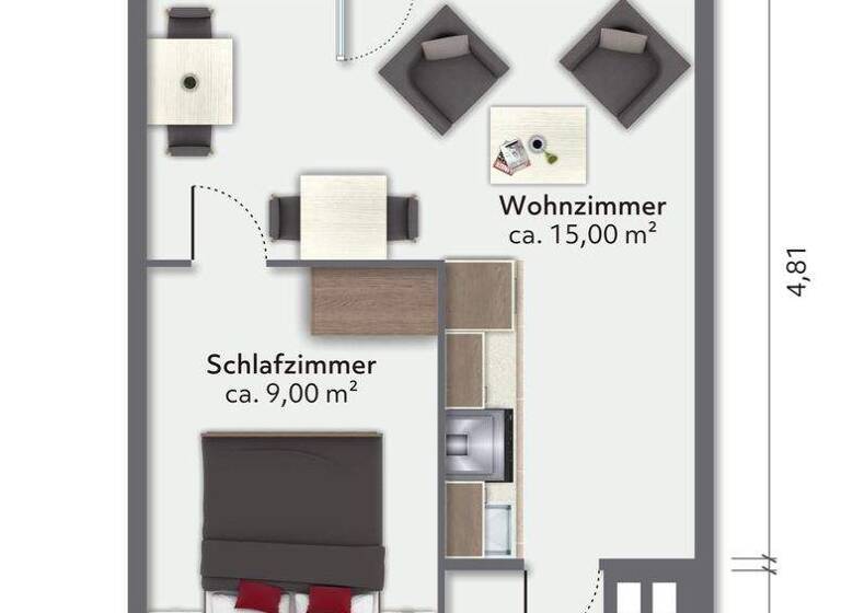 Wohnung zum Kauf 178.000 € 2 Zimmer 33 m² 2. Geschoss Osdorf Hamburg 22609