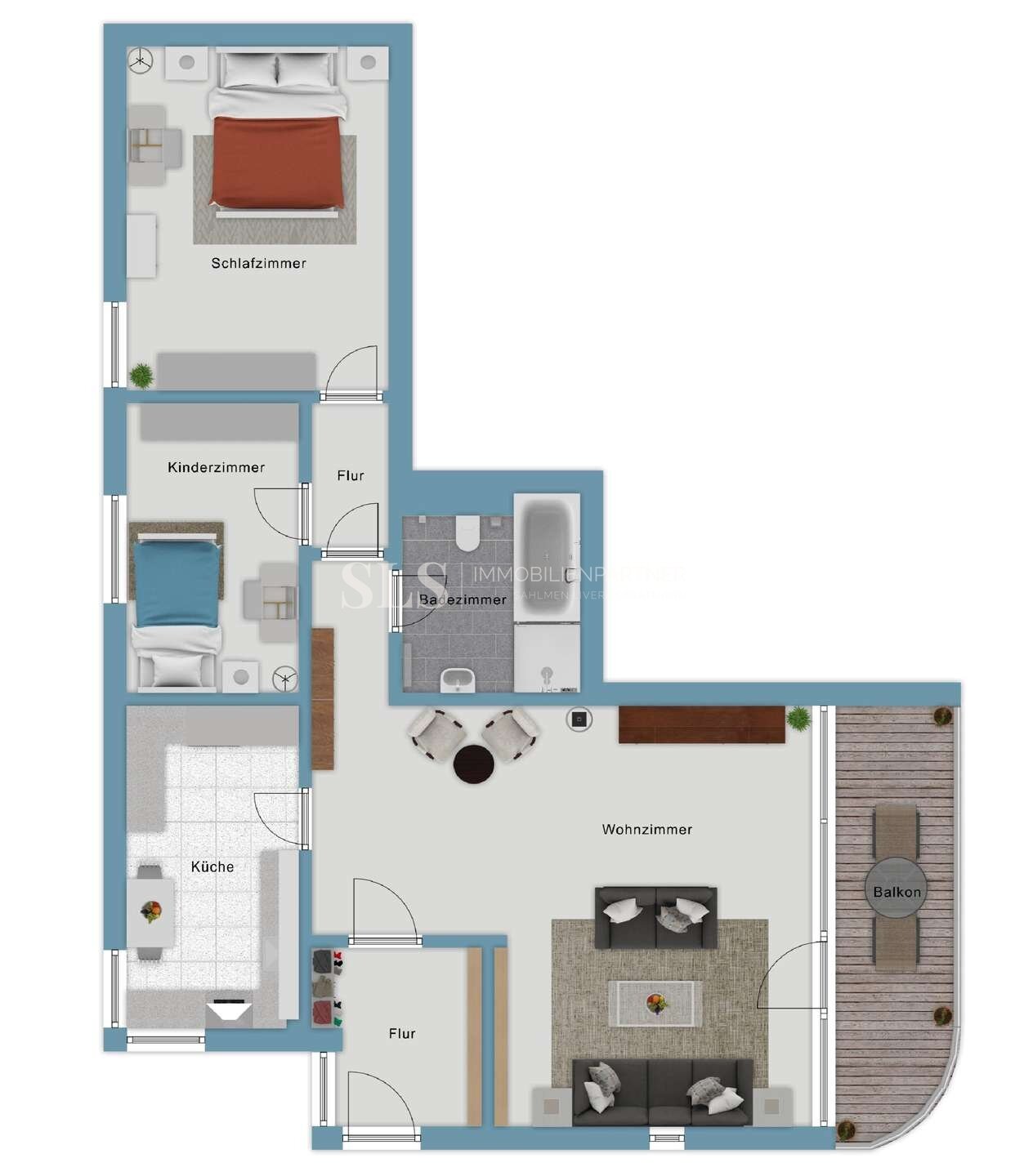 Wohnung zum Kauf 169.000 € 3 Zimmer 82 m²<br/>Wohnfläche EG<br/>Geschoss Marl - Hamm Marl 45772