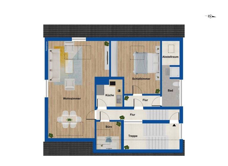 Wohnung zum Kauf 165.000 € 2,5 Zimmer 66 m² 2. Geschoss Senne Bielefeld 33659