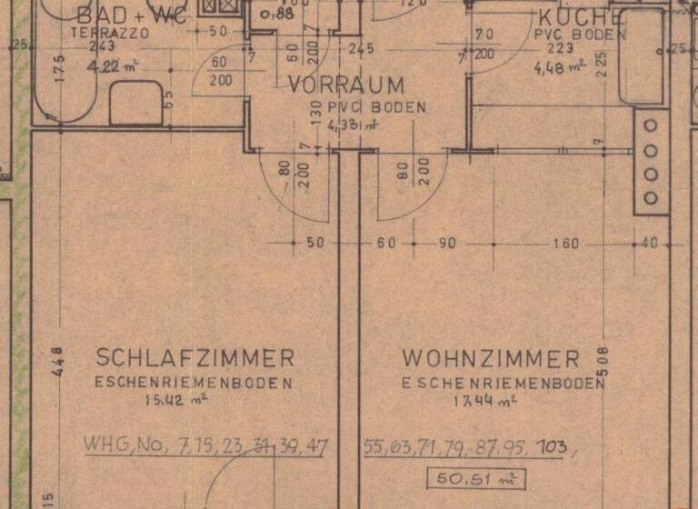 Wohnung zur Miete 550 € 2 Zimmer 50,5 m² 4. Geschoss Parkstraße 27 Vöcklabruck 4840