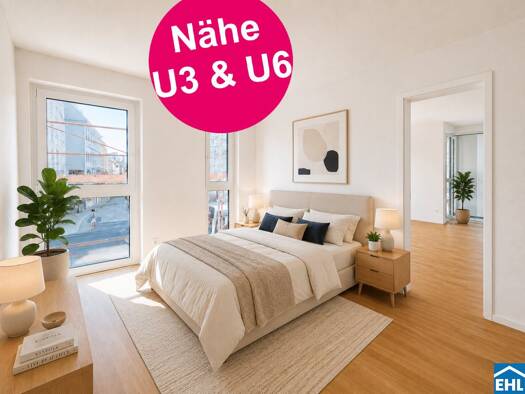 Wohnung zur Miete - Erstbezug 1.000 € 2 Zimmer 49,4 m² 2. Geschoss frei ab 15.10.2026 Mariahilfer Straße Rudolfsheim-Fünfhaus 1150