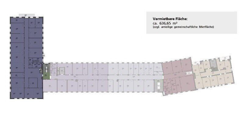 Büro-/Praxisfläche zur Miete provisionsfrei 636,7 m²<br/>Bürofläche Johannstadt-Süd (Zöllnerstr.) Dresden 01307