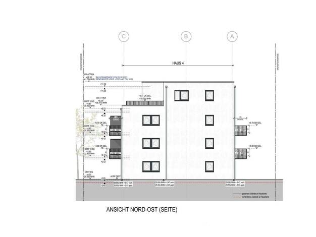 Wohnung zur Miete - Erstbezug 533 € 3 Zimmer 80,1 m² 2. Geschoss Neukirchener Ring / Gartenstraße Neukirchen Neukirchen-Vluyn 47506