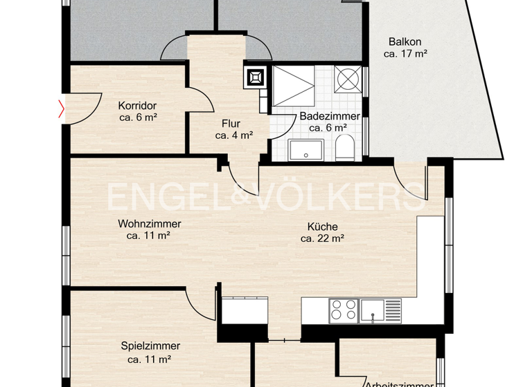Wohnung zum Kauf 495.000 € 4,5 Zimmer 123 m² EG frei ab 01.03.2026 Hugstetten March 79232