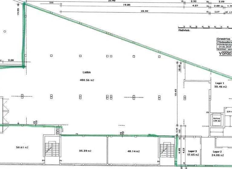Ladenfläche zur Miete 4.241 € 561,6 m² Verkaufsfläche Damm Aschaffenburg 63741