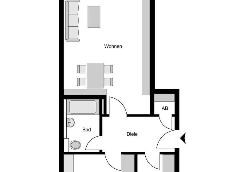 Wohnung zum Kauf 234.000 € 2,5 Zimmer 71 m² EG Wiemelhausen Bochum 44789
