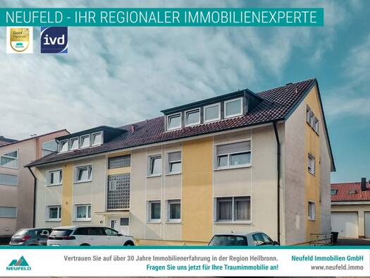 Wohnung zum Kauf 209.900 € 2 Zimmer 66 m² Wilhelmstraße 64 Neckarsulm Neckarsulm 74172