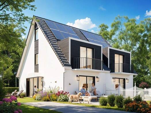 Doppelhaushälfte zum Kauf - Erstbezug provisionsfrei 949.000 € 4 Zimmer 108 m² 200 m² Grundstück frei ab 01.12.2026 Feldmoching-Hasenbergl München 80995